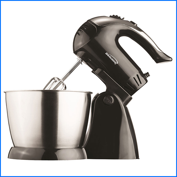 brentwood 5 speed stand mixer with stainless steel bowl