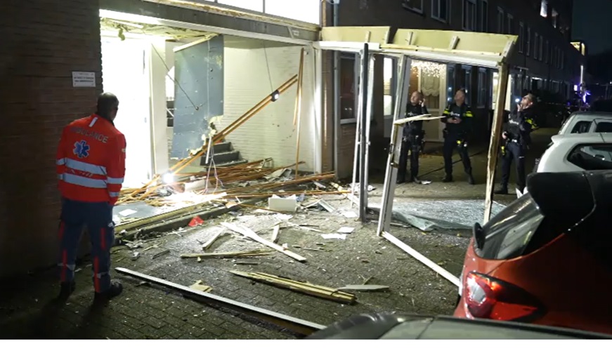 Grote explosie in Rotterdam