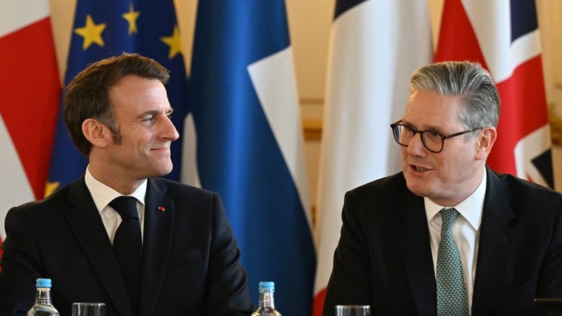 Macron en Starmer willen wapenstilstand van maand in Oekraïne