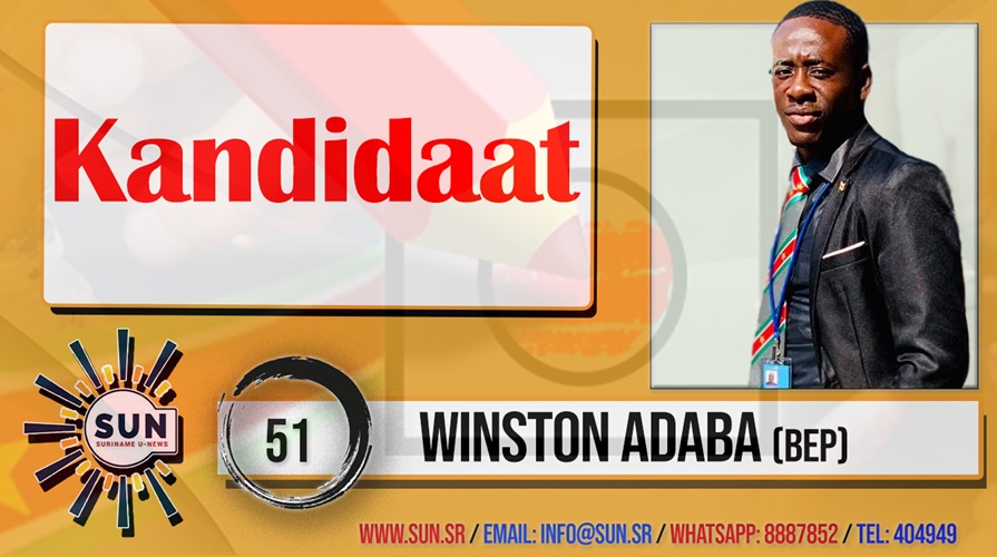 Winston Adaba aan first voters: Stem niet op populariteit