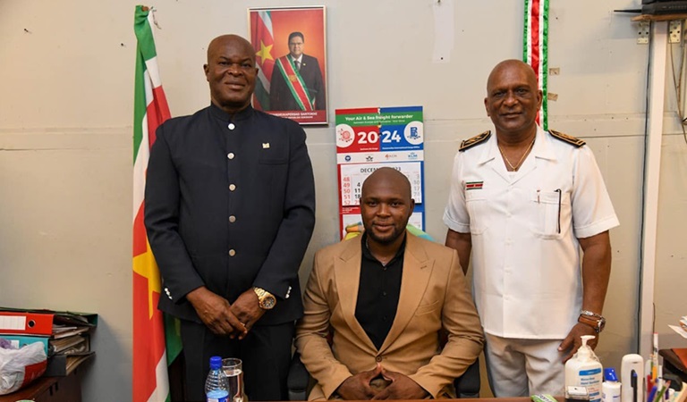 Sergio Anoesa nieuwe marktmeester Centrale Markt Paramaribo