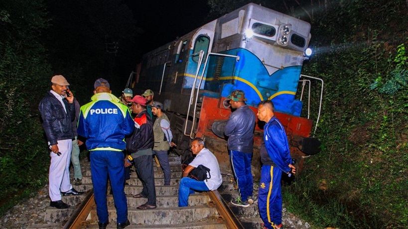 Trein in Sri Lanka ontspoort na botsing met olifanten