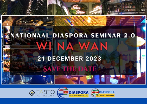 Diaspora Seminar 2.0 vanwege grote interesse verschoven