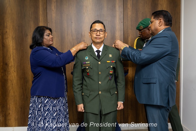 Kolonel Werner Kioe A Sen bevorderd tot Brigadegeneraal