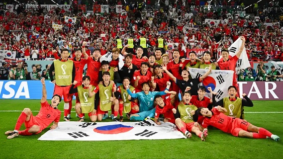 Zuid-Korea stunt tegen Portugal, Uruguay naar huis