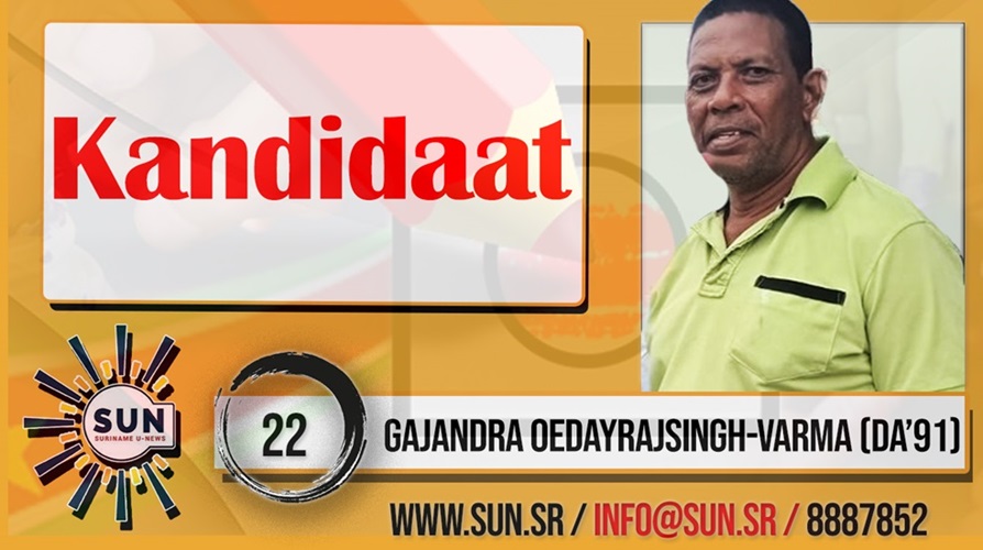 Gajandra Oedayrajsingh-Varma – DA’91 – nummer 22