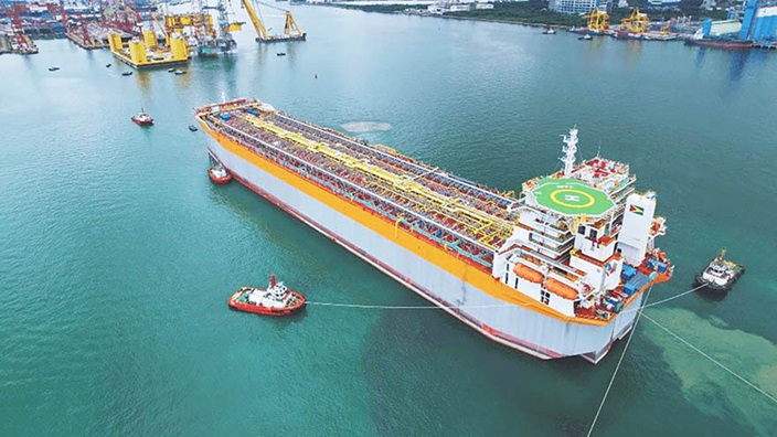 One Guyana FPSO aangekomen in Guyana