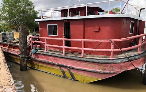 Verduisterde zandboot terug bij bewaarder