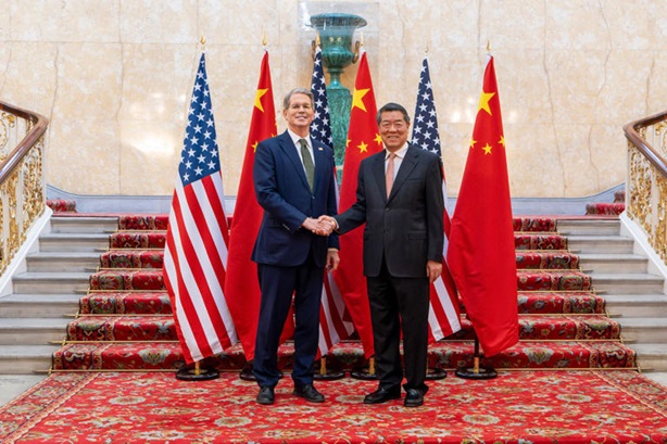 VS en China bereiken voorlopig handelsakkoord in Londen