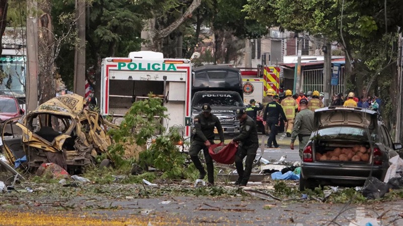 Achttien doden bij aanslagen Colombia