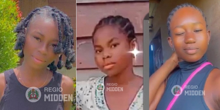  Drie minderjarige meisjes vermist vanuit Nieuw Lombe