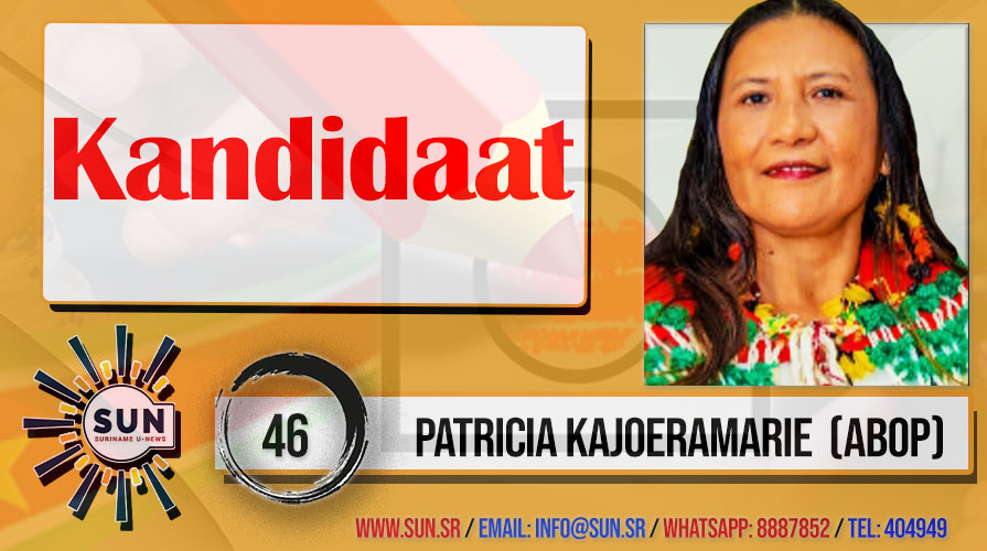 Kandidaat: Patricia Kajoeramarie – ABOP-lijst # 46