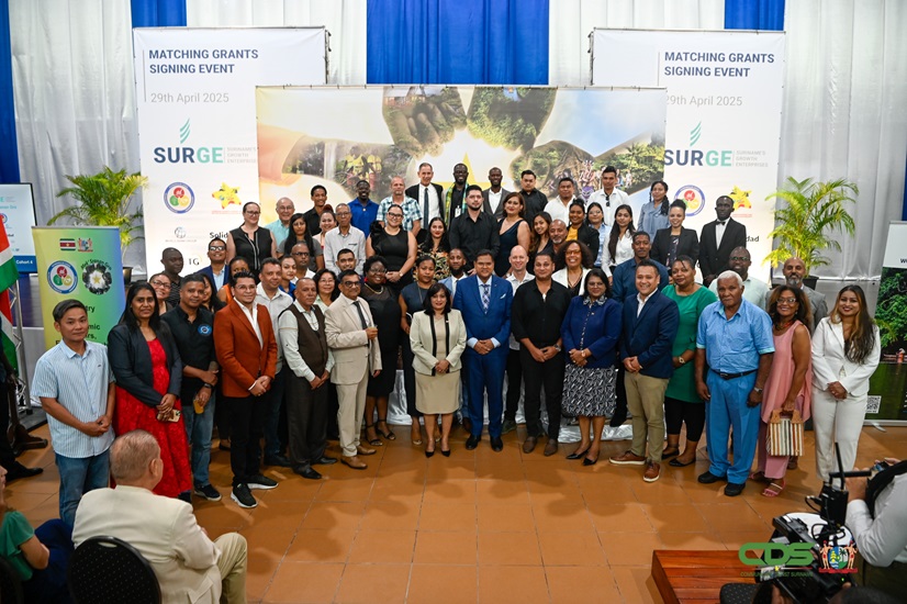 Ruim 40 Surinaamse bedrijven ontvangen SURGE Matching Grant