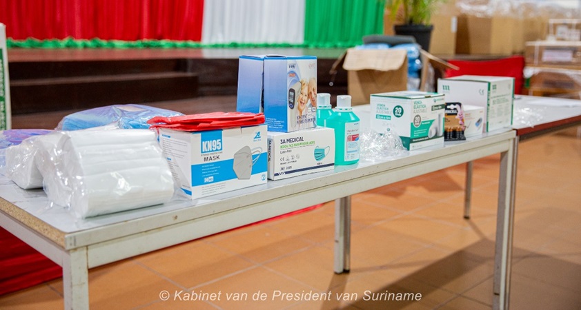 Sociale instellingen ontvangen medische verbruiksartikelen