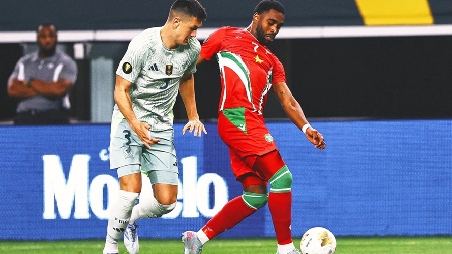  Suriname uitgeschakeld op Gold Cup na verlies tegen Mexico