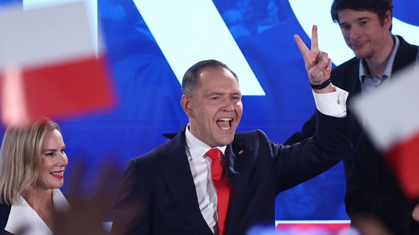  Nawrocki wint Poolse presidentsverkiezingen